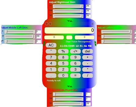 Color Voice Driven Calculator written in VB