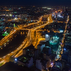 Ho Chi Minh City Night View