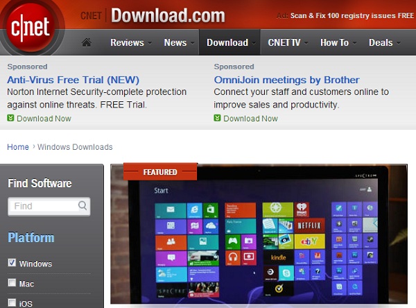 download.cnet.com windows
